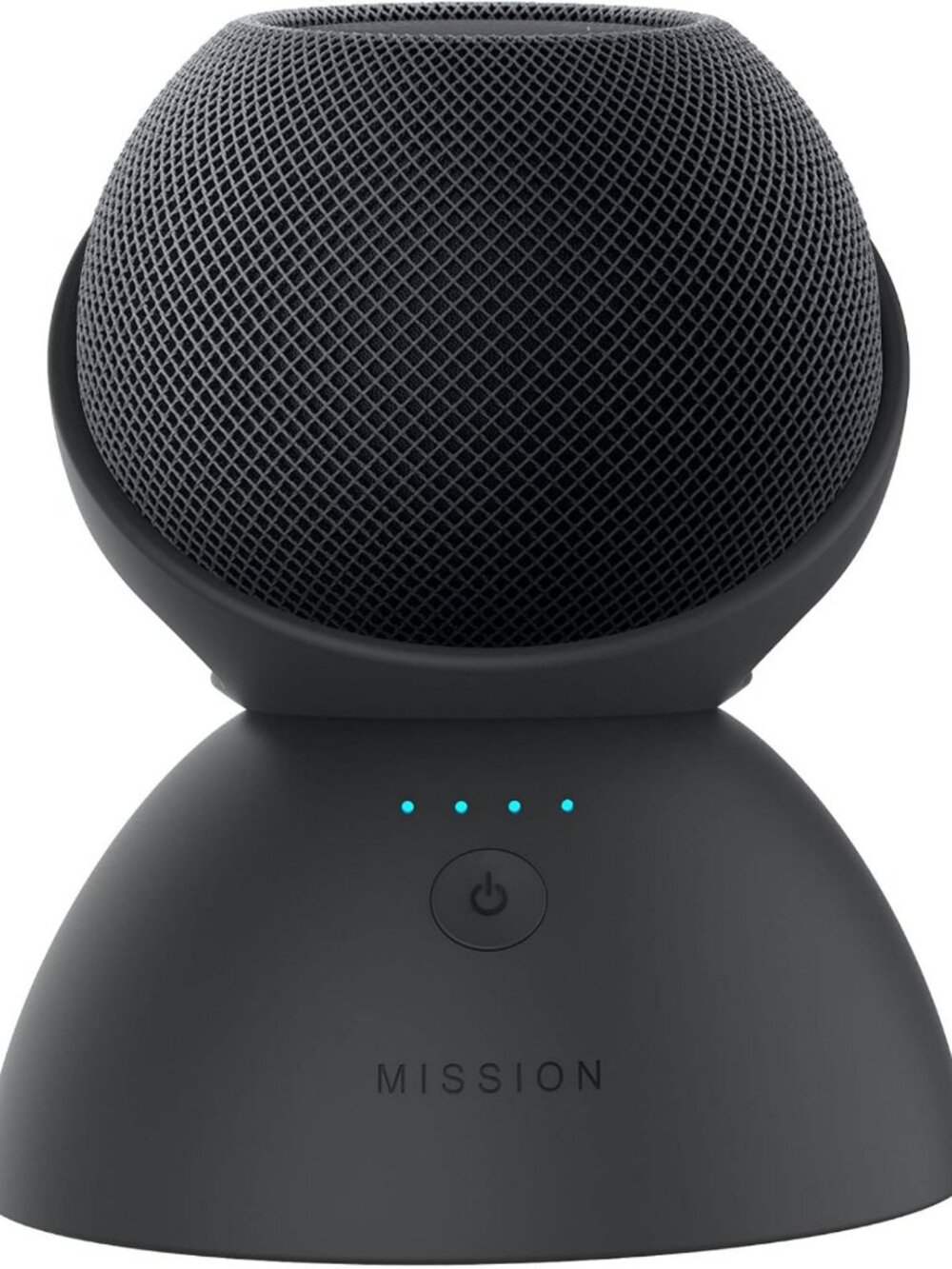 Portable Battery Base for HomePod Mini - Black, Perfect for On-the-Go Use